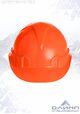 Каска строительная оранжевая ЕВРО (К-03) пластиковое оголовье